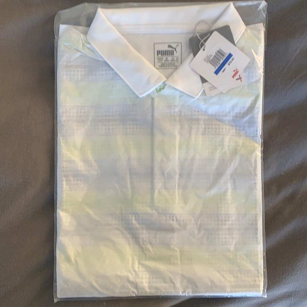 Two nwt puma golf shirts